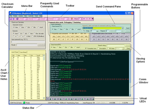free software for rs485 rs422 rs232 serial communications protocols